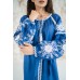 Embroidered Man&Woman Set "Fantasy" electric blue